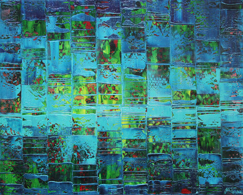 Wechselwirkung IV by Andreas Garbe, Painting for Sale on Select