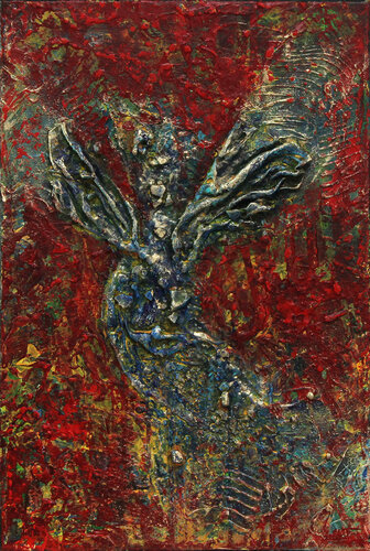 Flugversuch I by Andreas Garbe, Painting for Sale on Select