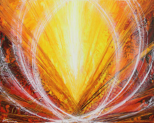 Licht trifft Hitze IV by Andreas Garbe, Painting for Sale on Select