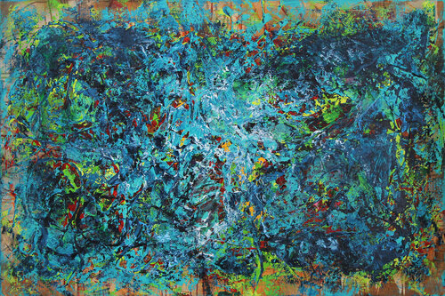 Out of the Box I by Andreas Garbe, Painting for Sale on Select