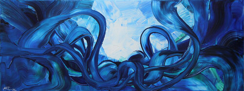B&G - Stürmische See II by Andreas Garbe, Painting for Sale on Select