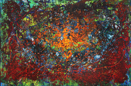 Powercluster by Andreas Garbe, Painting for Sale on Select