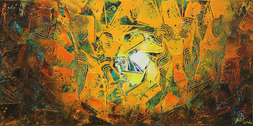 Mystic People VII by Andreas Garbe, Painting for Sale on Select