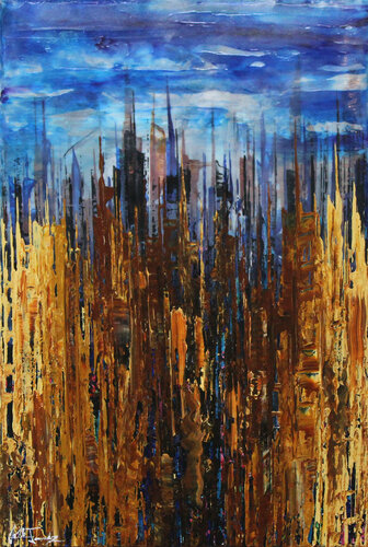 Summer in the City II by Andreas Garbe, Painting for Sale on Select