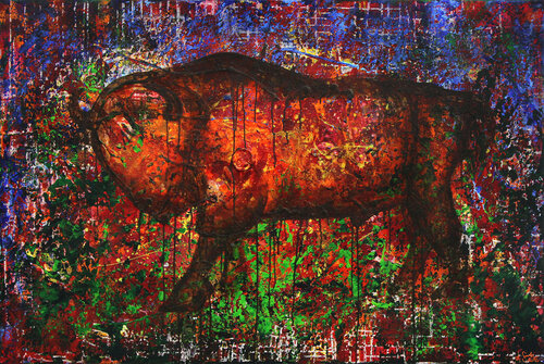 Fragile Stärke by Andreas Garbe, Painting for Sale on Select