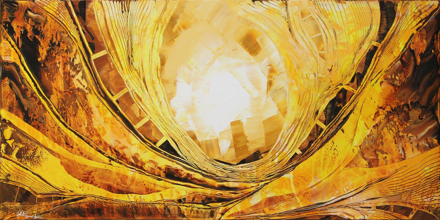 Old Structures, new Light III Andreas Garbe Original painting for sale