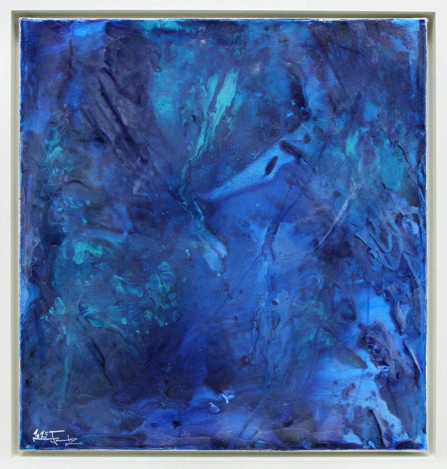 Wintersee III Andreas Garbe Original painting for sale