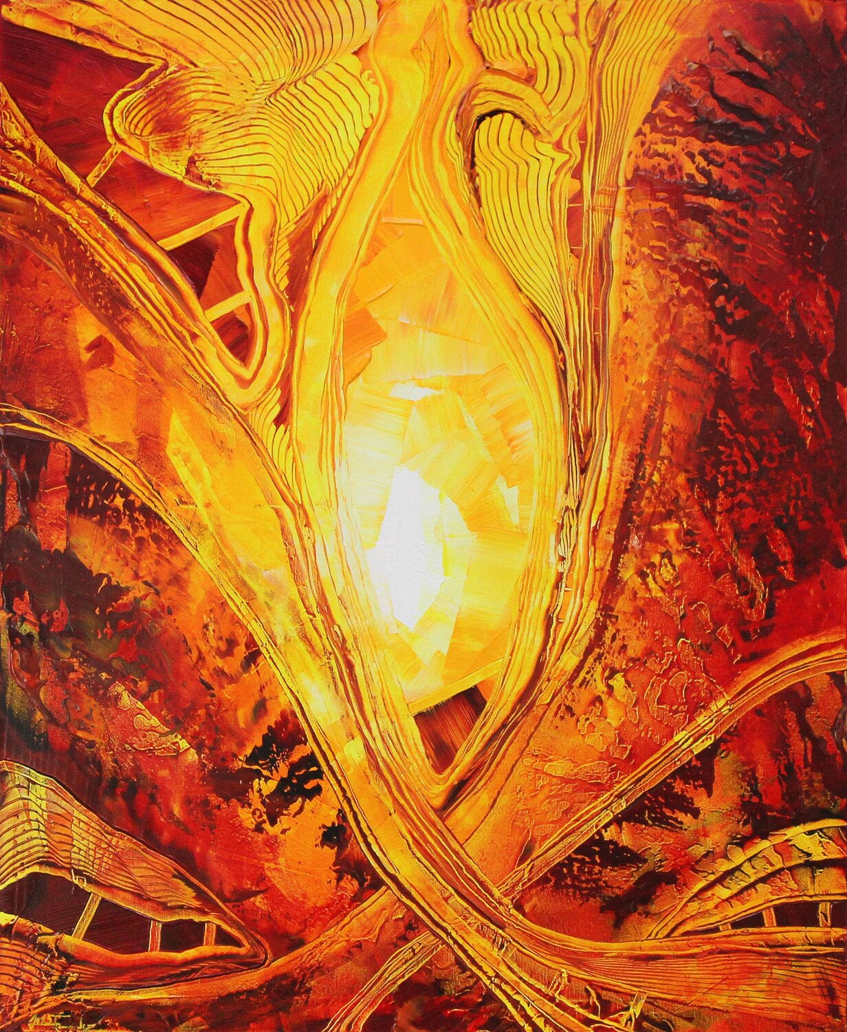 Revival of old Structures VII Andreas Garbe Original painting for sale