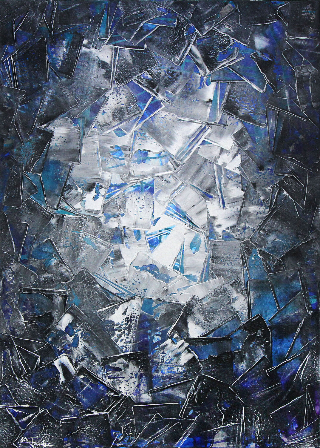 Arctic Beauty VI Andreas Garbe Original painting for sale