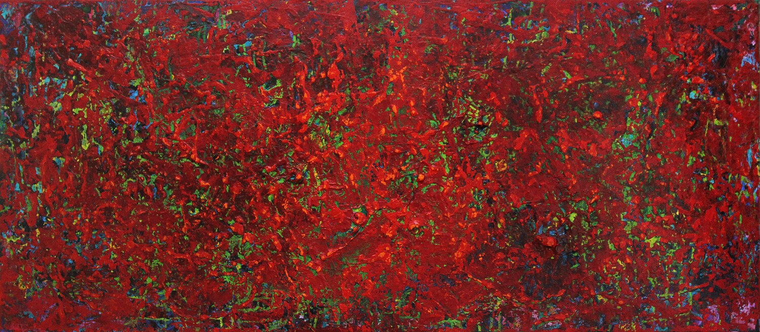Piensa grande: El Despertar Rojo I Andreas Garbe Original painting for sale