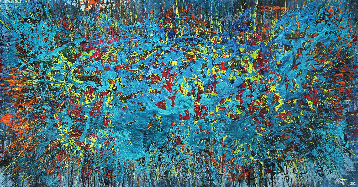 Entkontextualisiert IV Andreas Garbe Original painting for sale