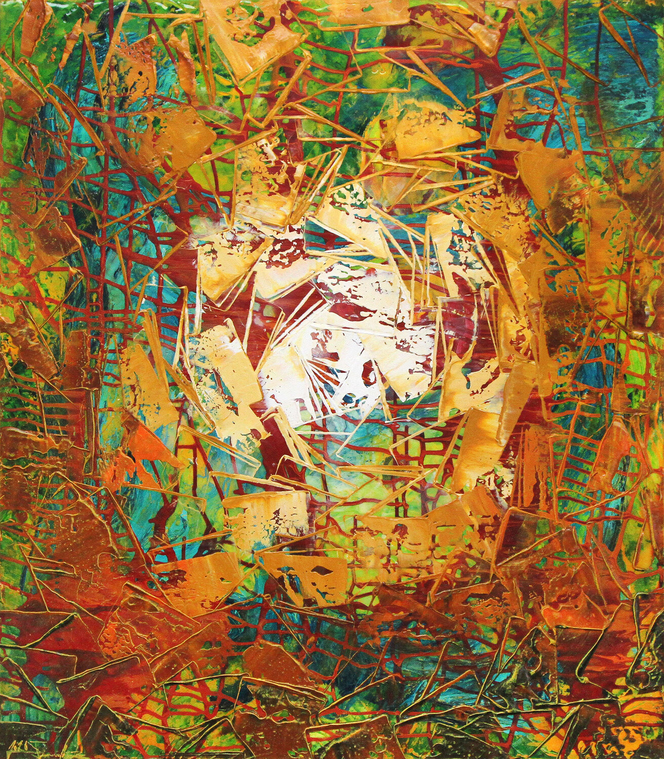 Geistige Tiefen II Andreas Garbe Original painting for sale