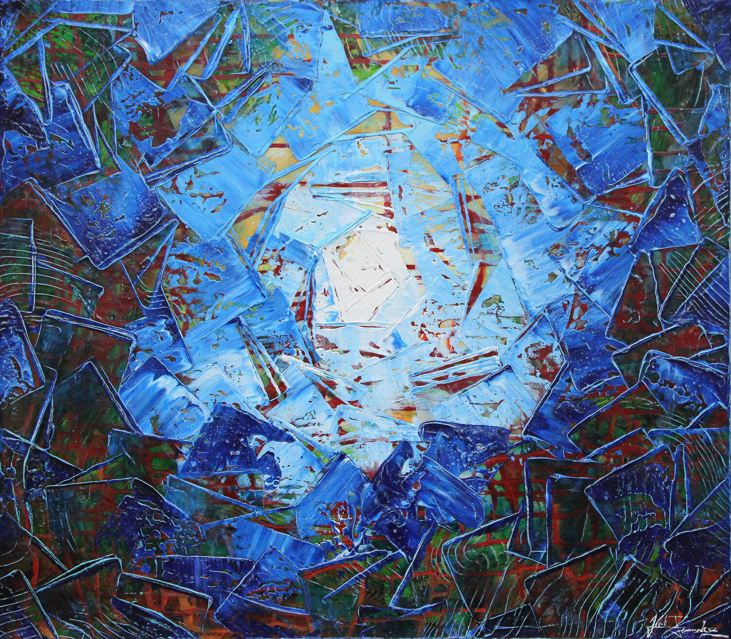Blue Monday I Andreas Garbe Original painting for sale