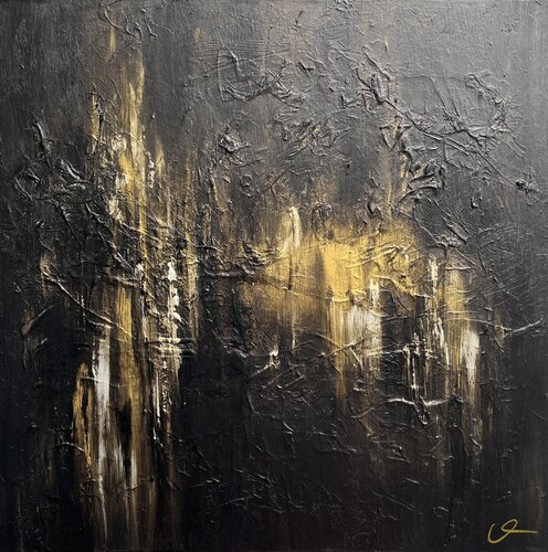 Mysterious lights by Maria Bevilacqua-Fischer, Painting for Sale on Select