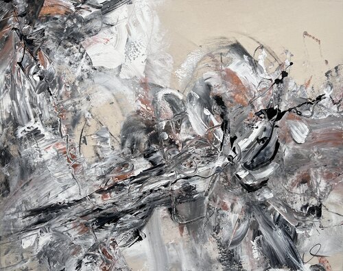 Journey into the unknown I by Maria Bevilacqua-Fischer, Painting for Sale on Select