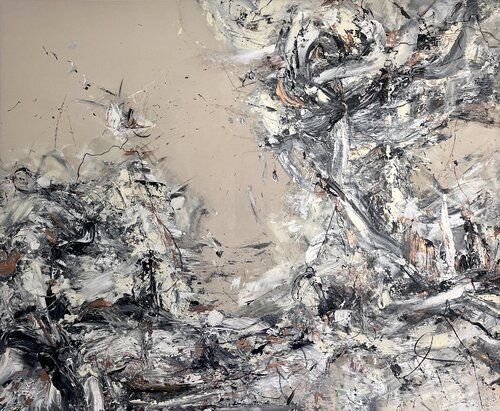 Journey into the unknown II by Maria Bevilacqua-Fischer, Painting for Sale on Select