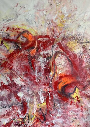 The fierce softness by Maria Bevilacqua-Fischer, Painting for Sale on Select