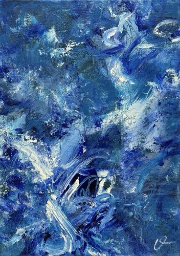Out of the blue by Maria Bevilacqua-Fischer, Painting for Sale on Select