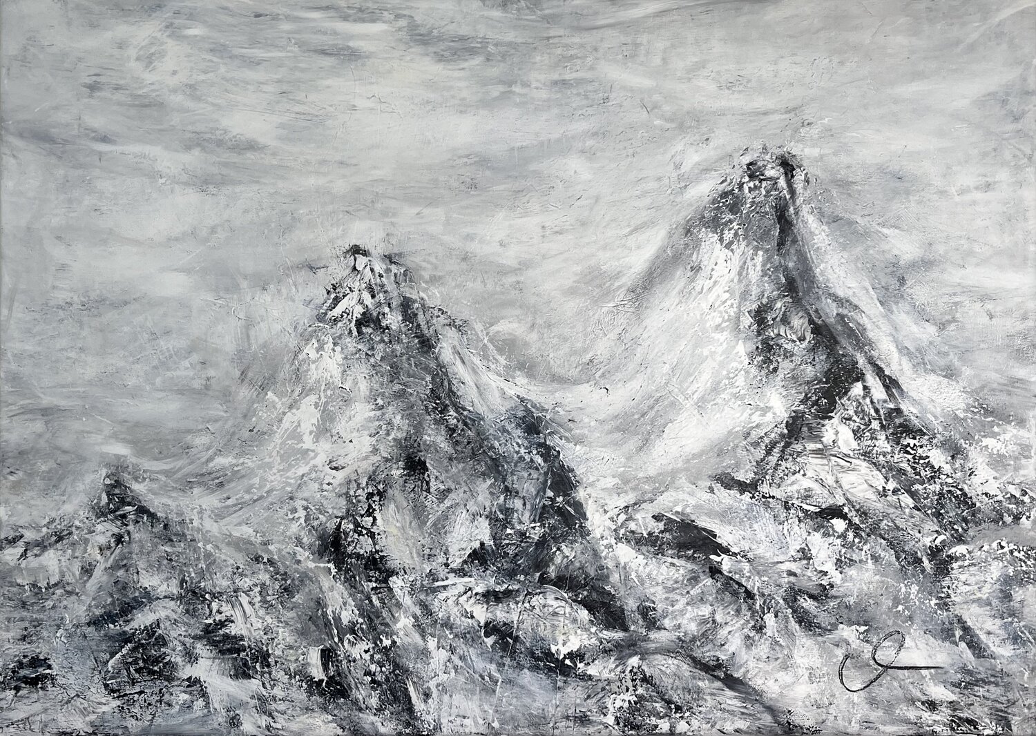 Stillness I Maria Bevilacqua-Fischer Original painting for sale
