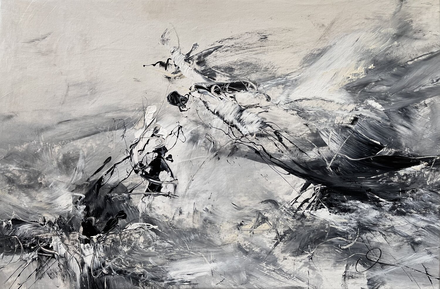 Breakthrough III Maria Bevilacqua-Fischer Original painting for sale