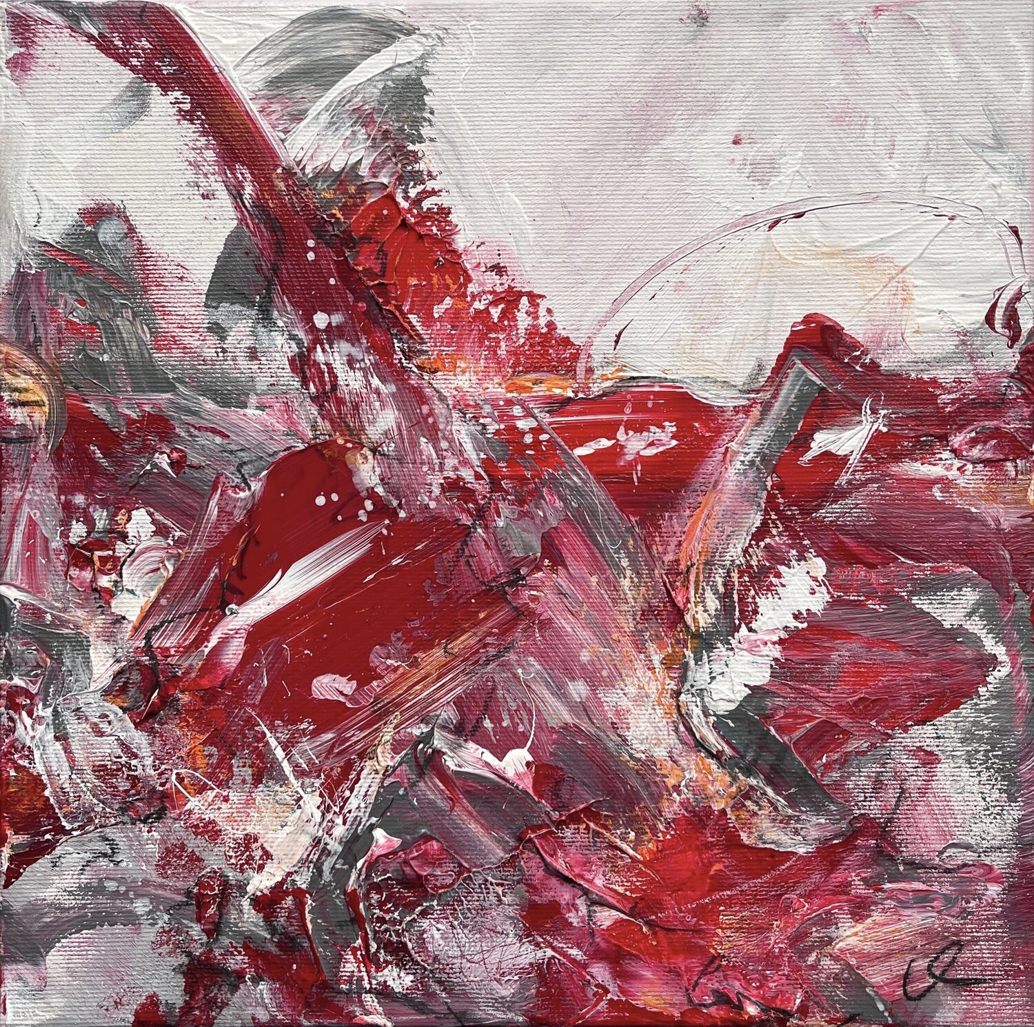 Love letter no. 16 Maria Bevilacqua-Fischer Original painting for sale