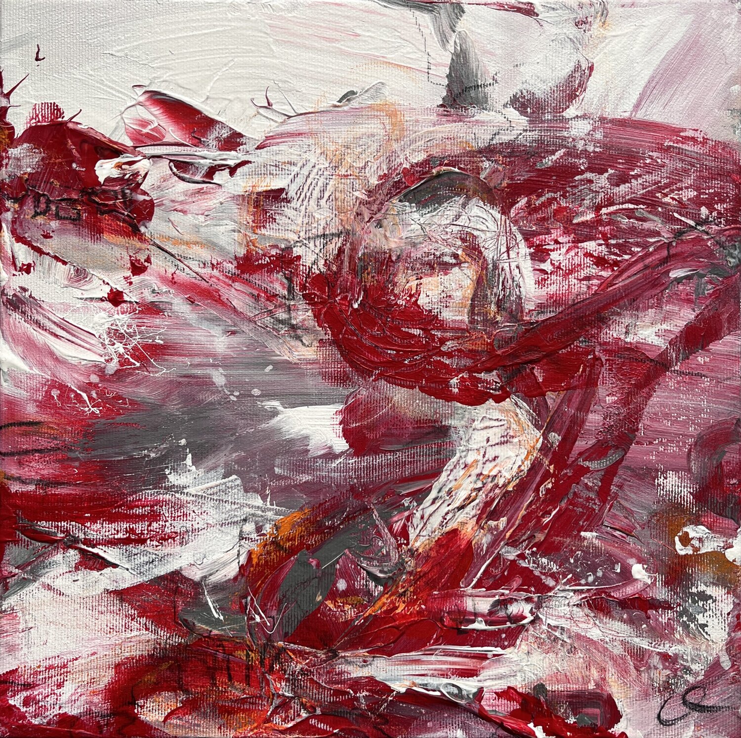 Love letter no. 17 Maria Bevilacqua-Fischer Original painting for sale
