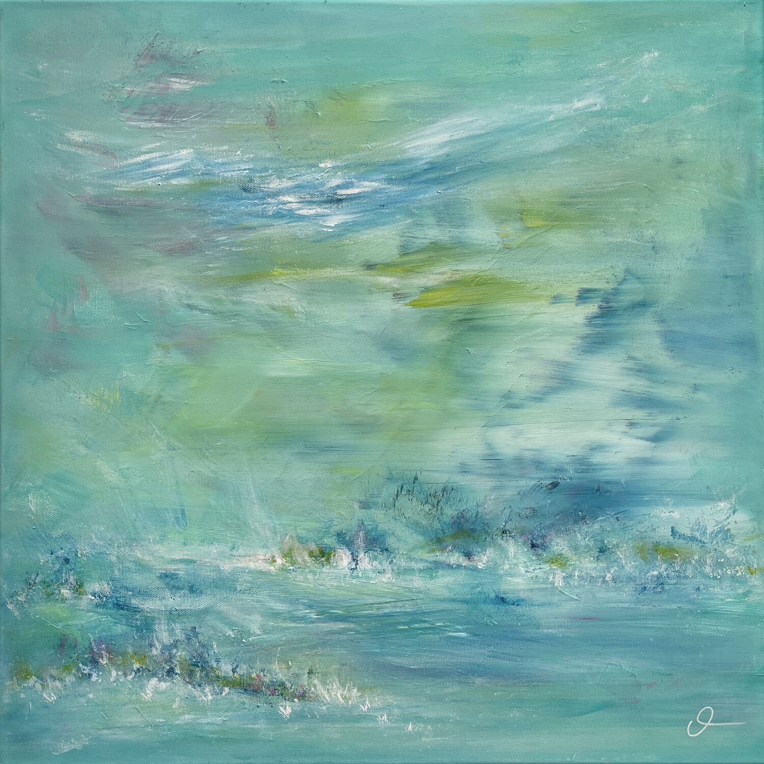The atmosphere in-between Maria Bevilacqua-Fischer Original painting for sale