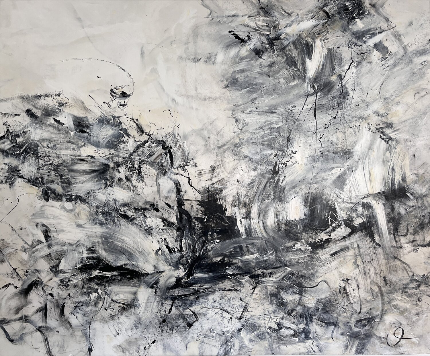 New beginnings I Maria Bevilacqua-Fischer Original painting for sale
