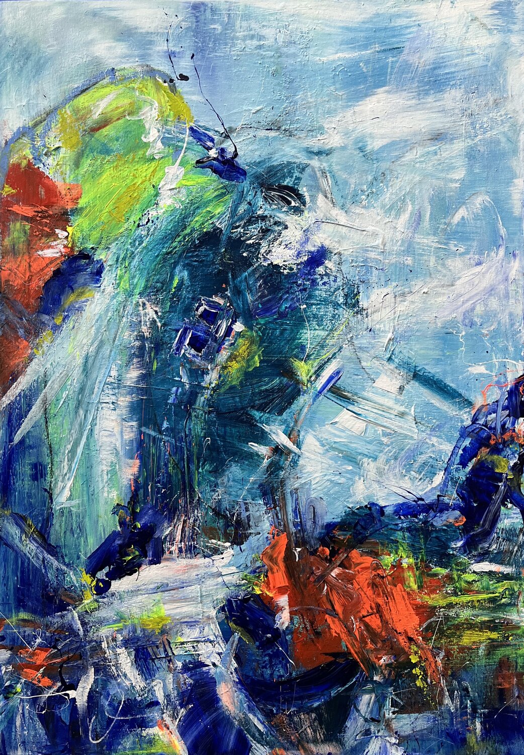 Senza limiti I  /  No limits no. 1 Maria Bevilacqua-Fischer Original painting for sale