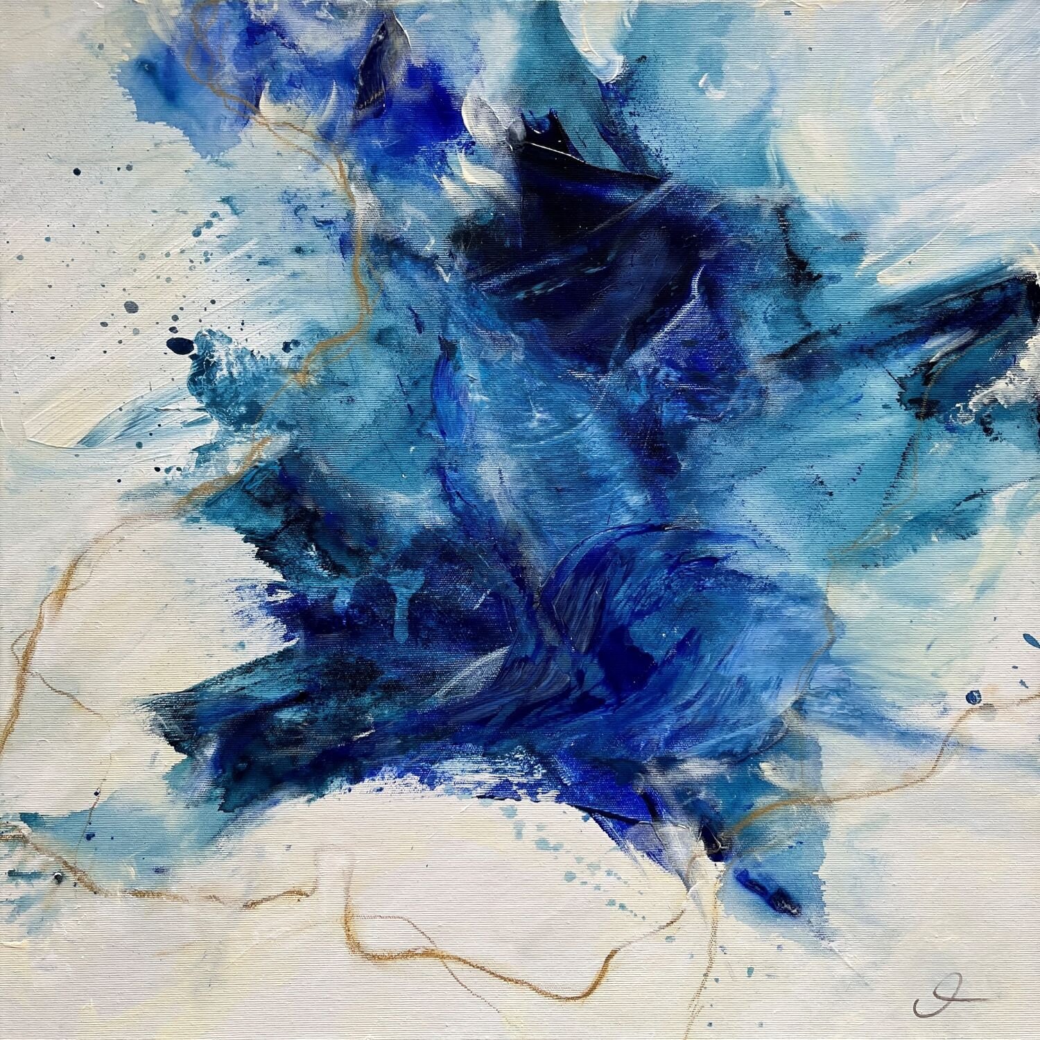 Sense of relief I Maria Bevilacqua-Fischer Original painting for sale