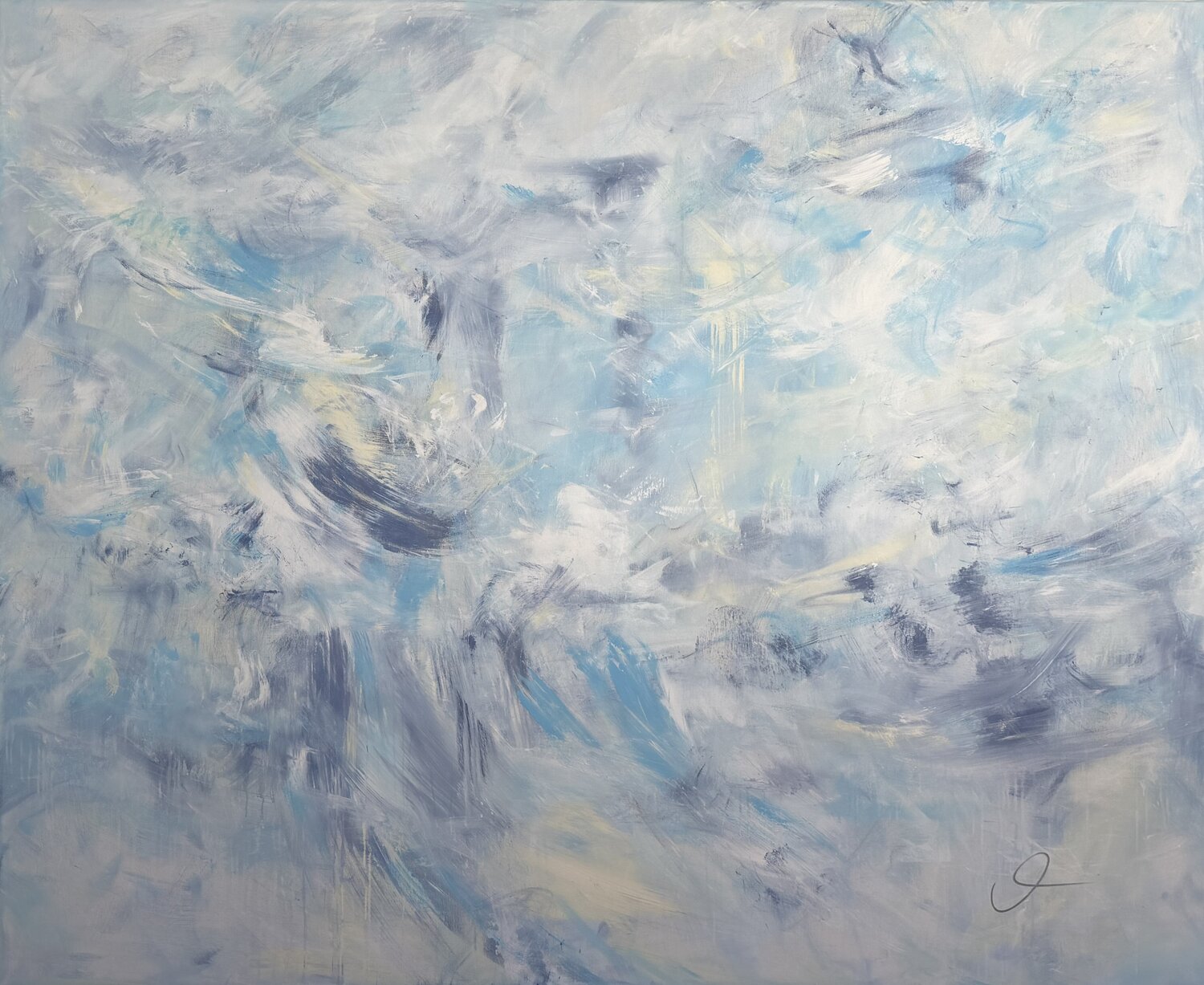 Feels like heaven Maria Bevilacqua-Fischer Original painting for sale