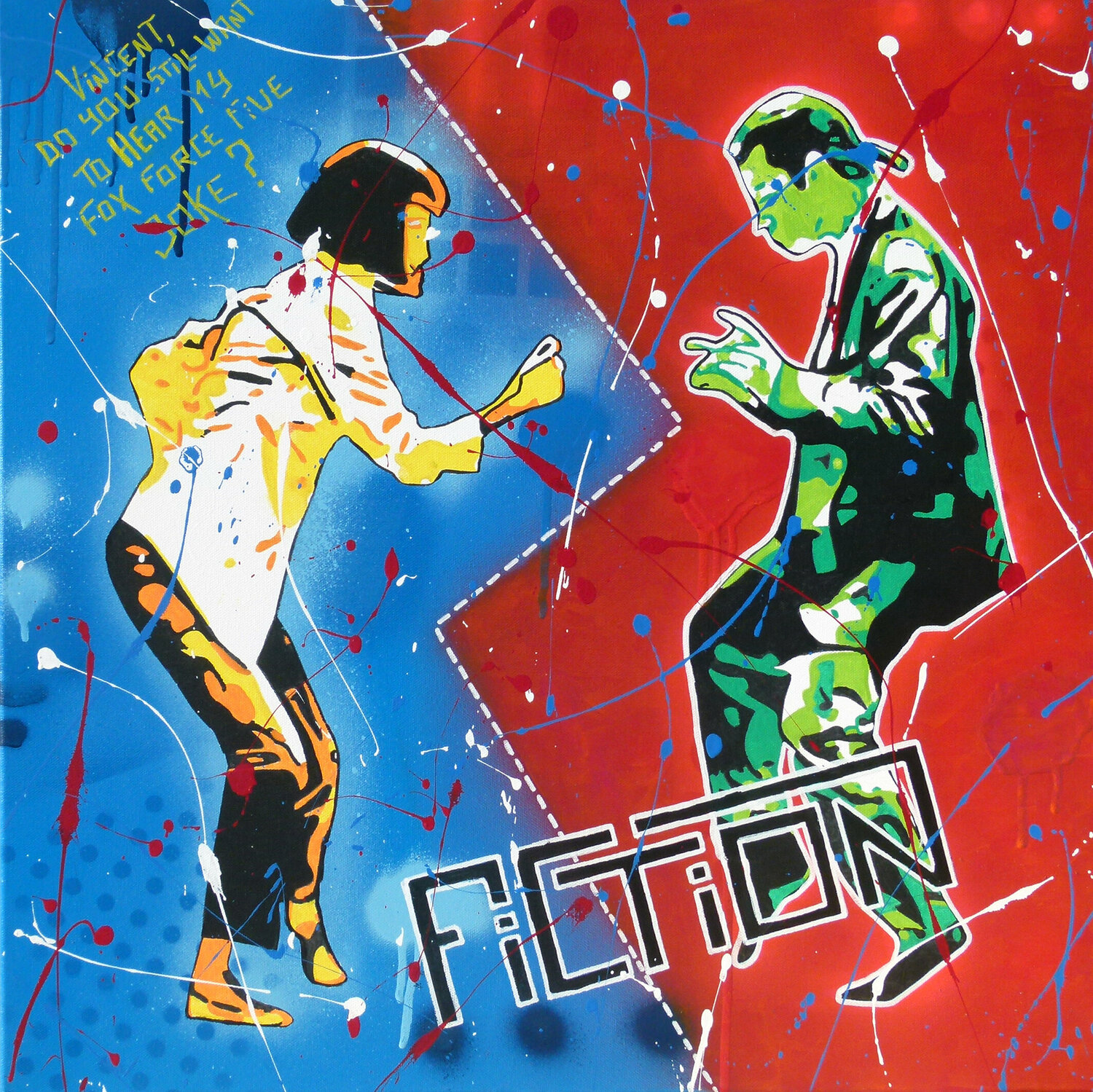FICTION SeCam Original painting for sale