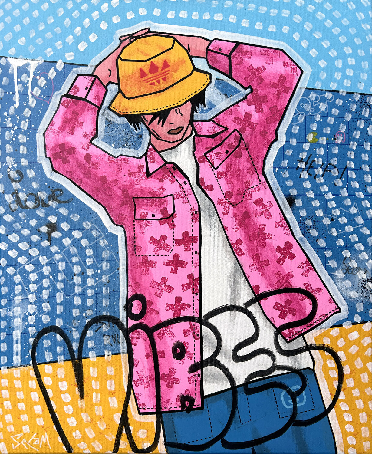 VIBES SeCam Original painting for sale