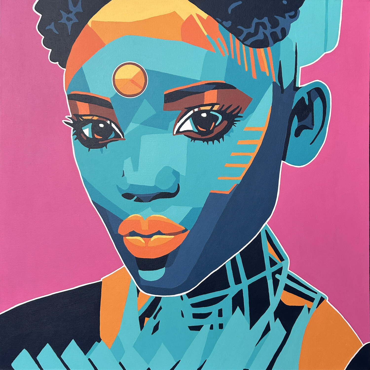 AFRICA I SeCam Original painting for sale