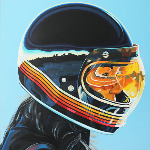 Riders #004 by Manuel Di Chiara, Painting for Sale on Select