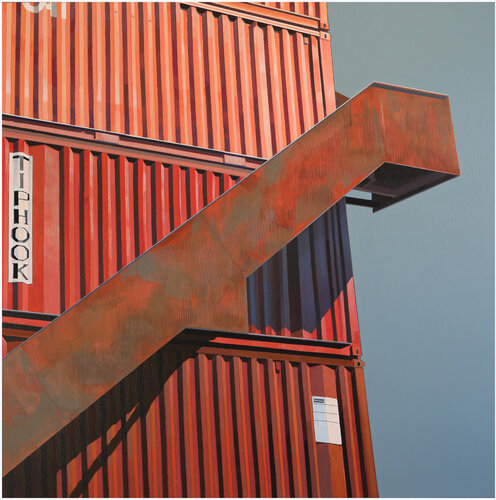 Freitag Flagship Store Zürich / Detail by Manuel Di Chiara, Painting for Sale on Select