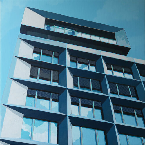 ARCHITETTURA MODERNA / AMBURGO by Manuel Di Chiara, Painting for Sale on Select