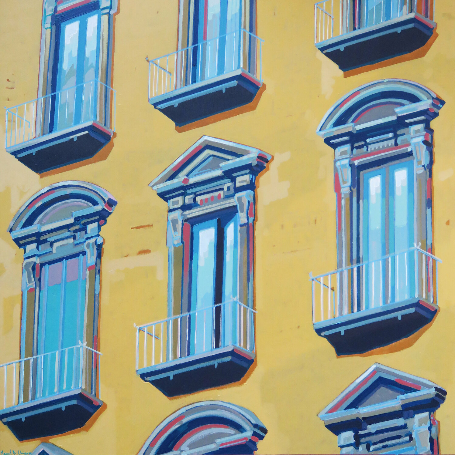 NAPOLI Manuel Di Chiara Original painting for sale
