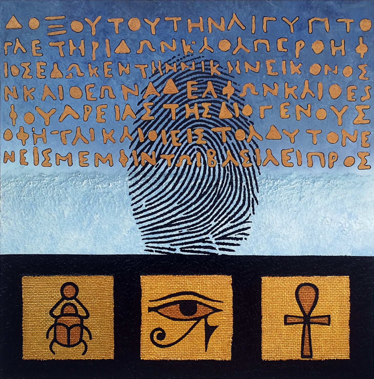 TESTIMONIUM Giuseppe Corradino Original painting for sale