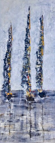 Voiliers Caliquot by Karl Blanchet, Painting for Sale on Select