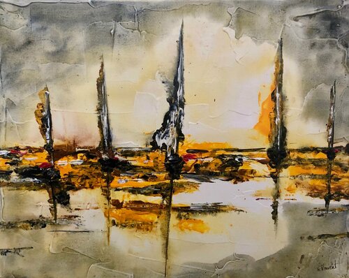 Regatta by Karl Blanchet, Painting for Sale on Select