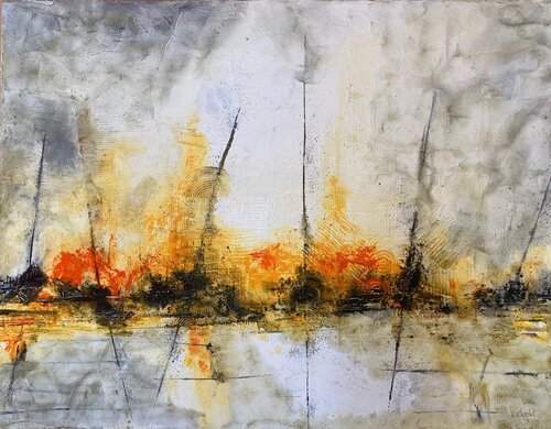 Flotte by Karl Blanchet, Painting for Sale on Select
