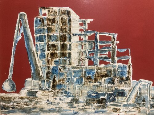DEMOLITION by Karl Blanchet, Painting for Sale on Select