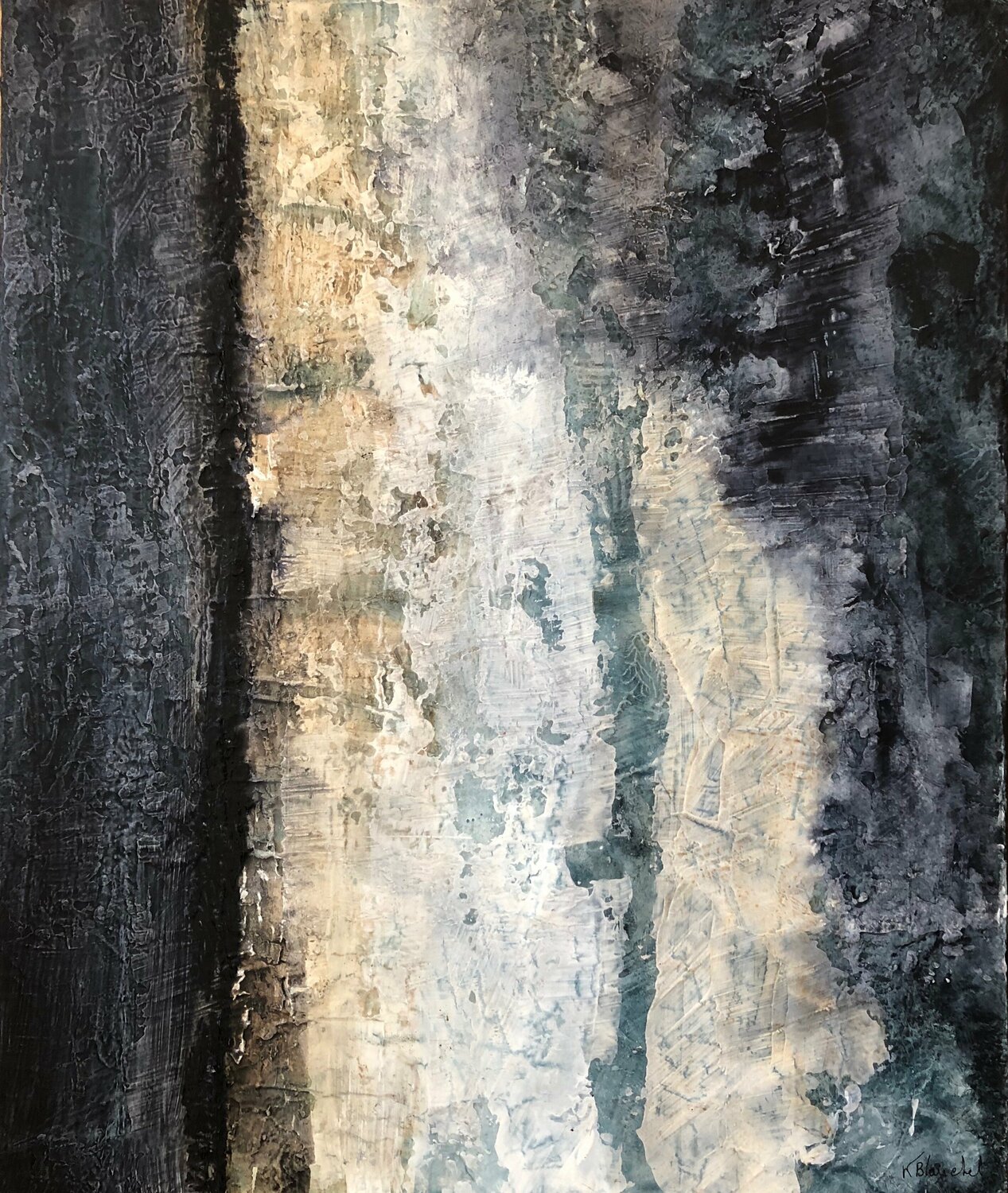 Verticale Karl Blanchet Original painting for sale