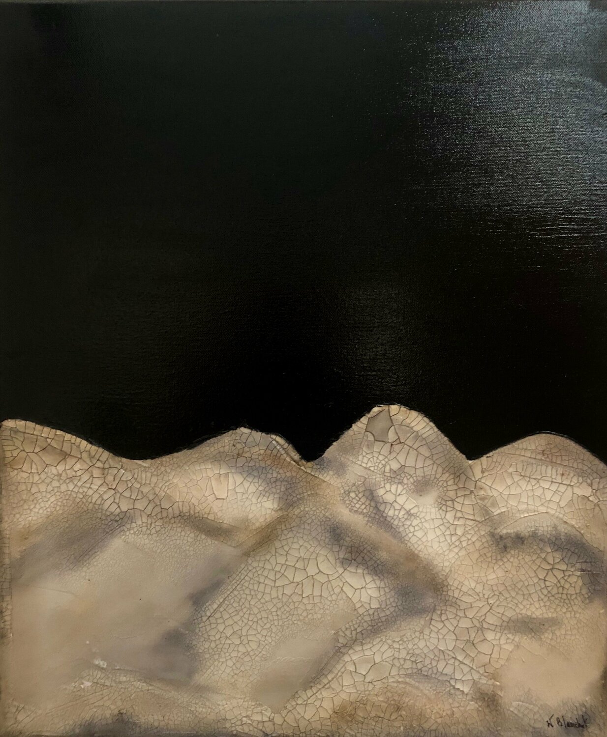 Matière 3 Karl Blanchet Original painting for sale