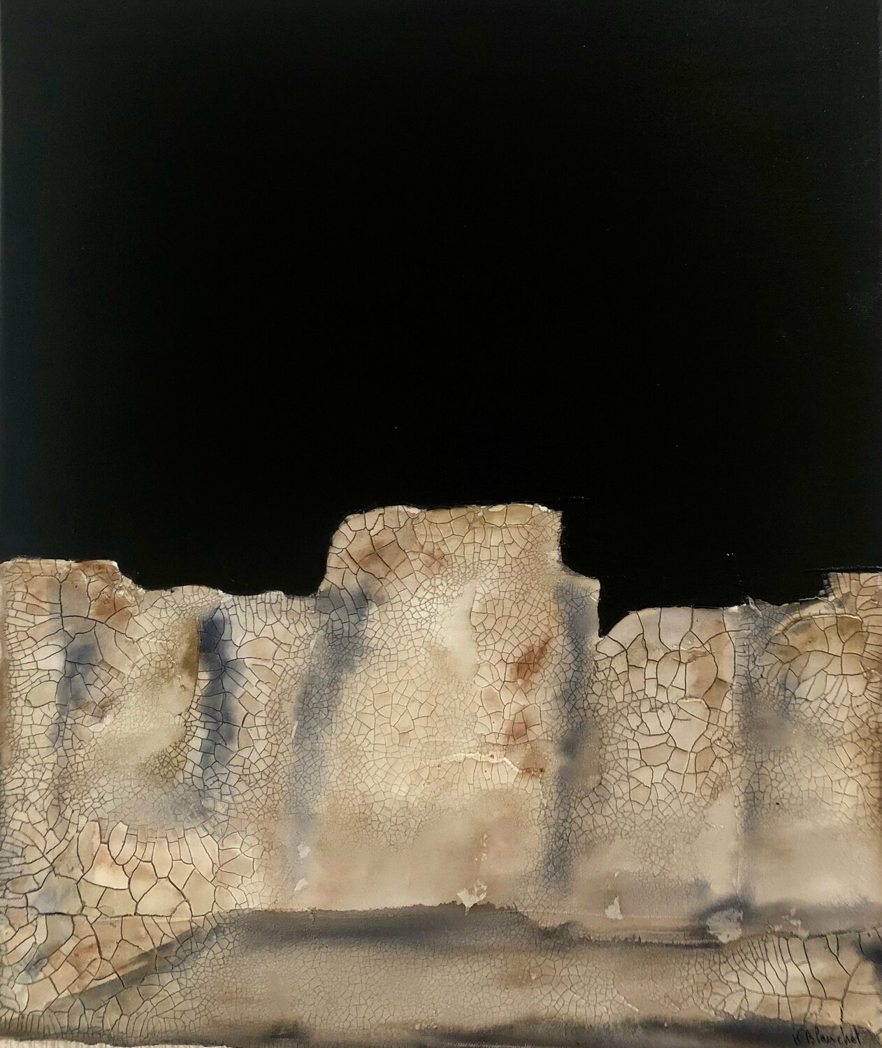 Matière 5 Karl Blanchet Original painting for sale