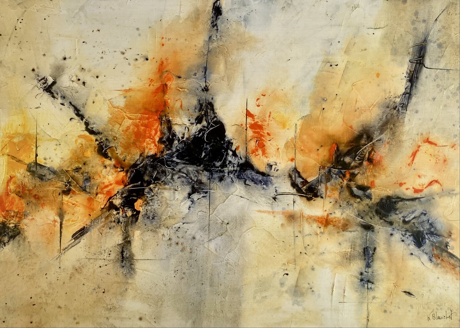 Fusion Karl Blanchet Original painting for sale