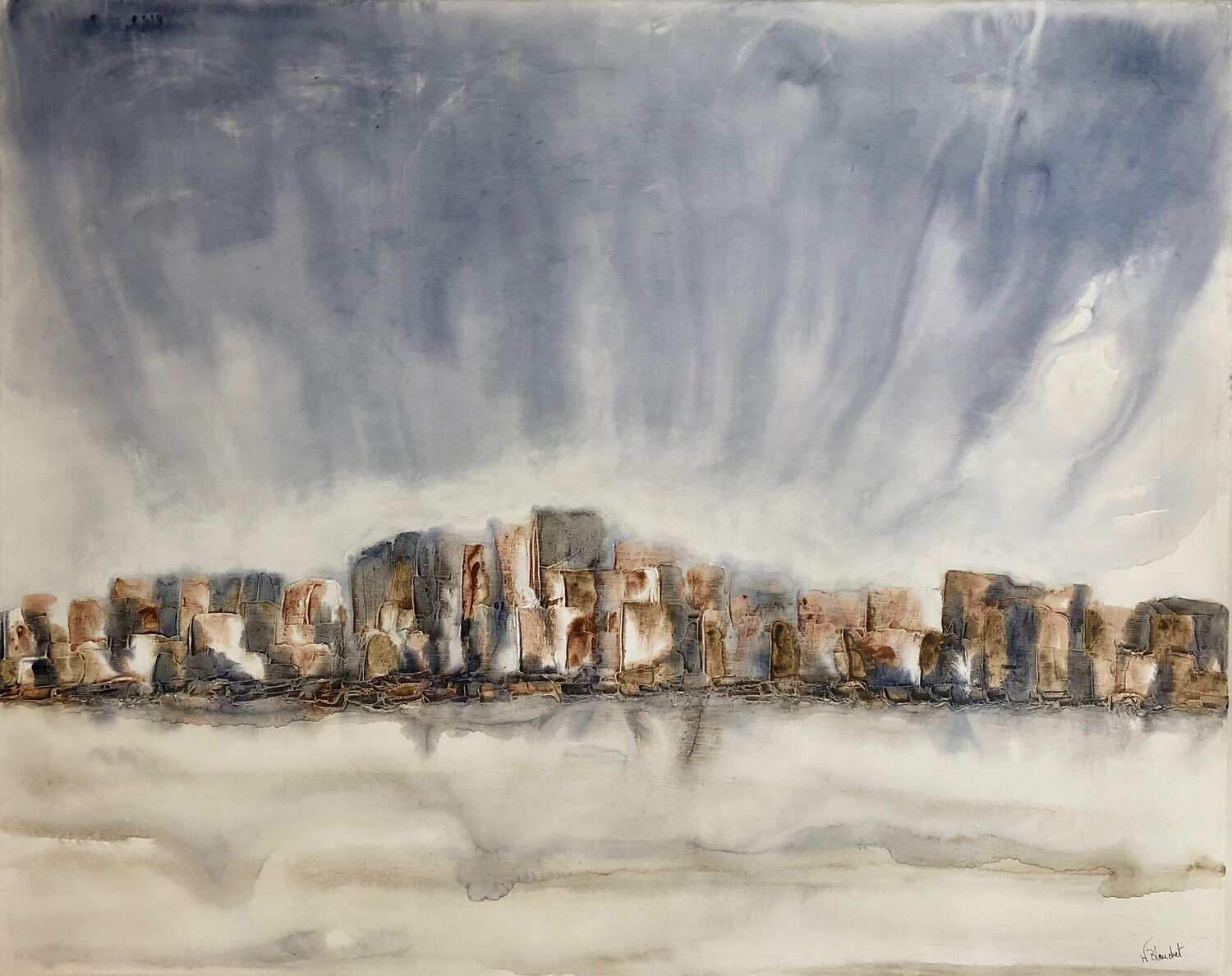 Orage Karl Blanchet Original painting for sale