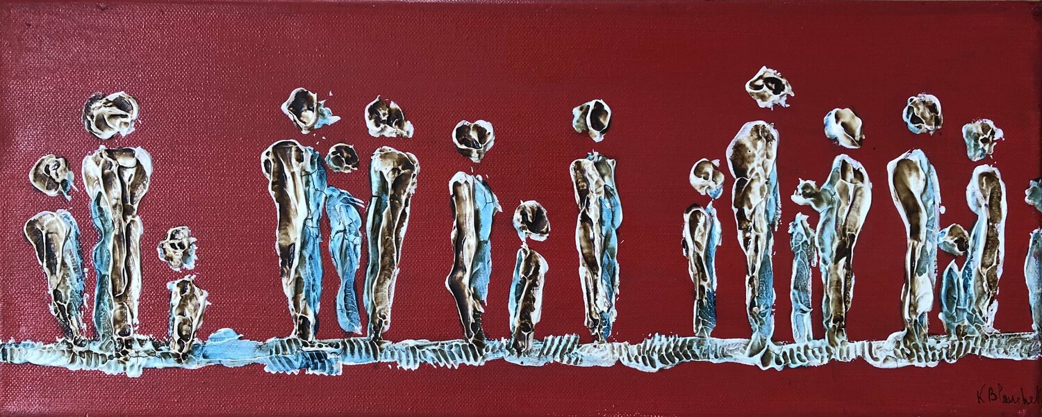 Déconfinement Karl Blanchet Original painting for sale