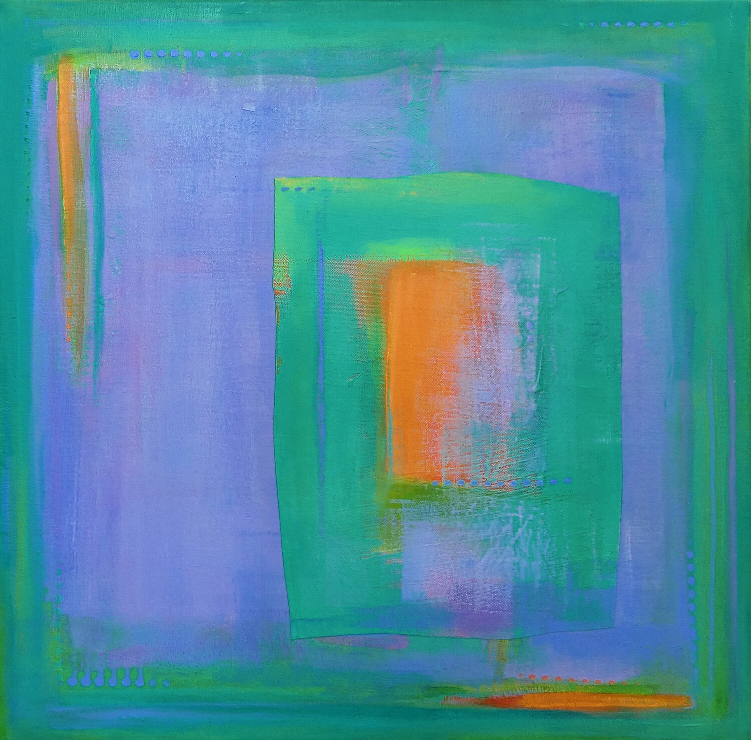 Compassion Contemplation II Katherine Evans Original painting for sale